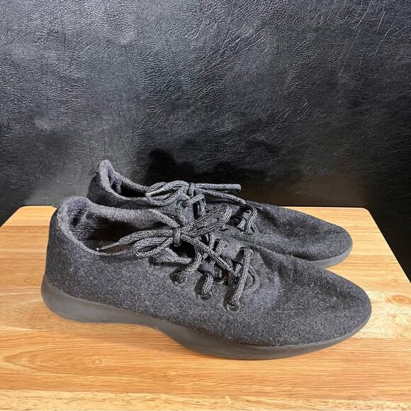 Allbirds Grayish/Black The Wool Runners‎ Size 11 - Picture 1 of 12
